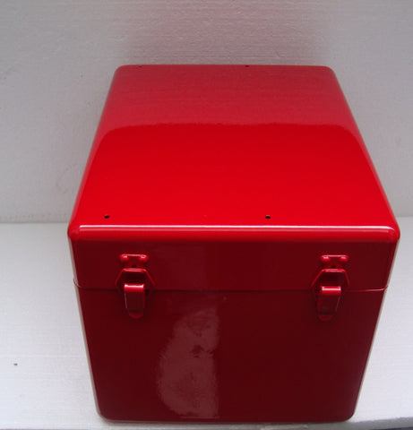 ALUMINUM PROJECT BOX 13"L X 10"W X 9 1/2"H RED