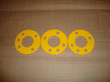 Heavy Duty 1/8" Steel Antenna Guy Ring - Yellow Set Of 3 FREE SHIPPING WITHIN THE U.S.!
